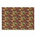 thumbnail image 1 of Anemone Flower Cutting Board, Retro Style Floral Pattern Romantic Botanical Spring Composition, Decorative Tempered Glass Cutting and Serving Board, Small Size, Dark Coral Teal Yellow, by Ambesonne, 1 of 1