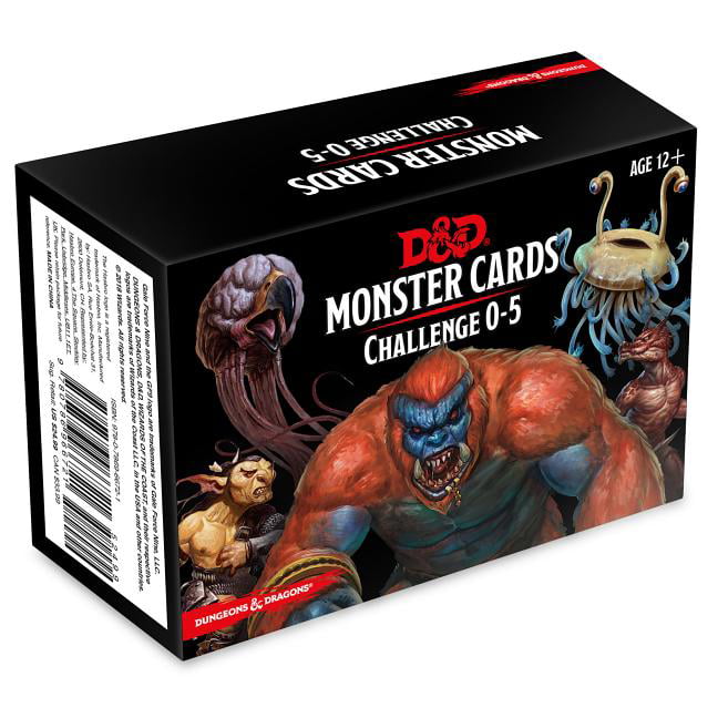 Dungeons & Dragons Creature & NPC Cards 5th Edition 