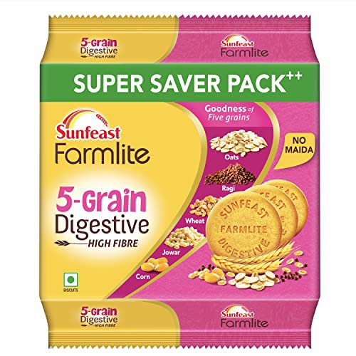 Sunfeast Farmlite Digestive High Fibre Biscuit Bag, 1kg (mega family