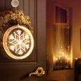 thumbnail image 1 of WRITWAA Holiday Decorations for Home Lamp Plate Plastic LED Snowflake Lights 1Pcs, 1 of 6