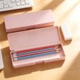 thumbnail image 7 of Yhmxh Pencil Box Hard Pencil Case with Snap-Tight Lid, Stackable Plastic Box for Marker, Multipurpose Brushes Box Cosmetic Pencil Cases, Travel Toiletry Cases for Stationery Storage Organizer, 7 of 7