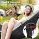 thumbnail image 5 of Portable outdoor hammock for camping 210D Nylon swing hammock for garden (Brown Black/270X140Cm), 5 of 5