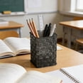 thumbnail image 6 of Woven Texture Square Storage Box Desktop Stationery Organizer and Pen Holder Multi-functional Cosmetics Rack for Office Campus and Home Decor, 6 of 6