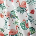 thumbnail image 5 of Tropical Palm Leaf Oval Tablecloth 60x84inch, Summer Watercolor Flamingo Table cloth,Waterproof Wrinkle Resistant Durable Polyester Tablecloth for Indoor and Outdoor, Holiday Kitchen Dining and Party, 5 of 6