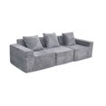 thumbnail image 5 of Newest Modern 3-Seater Convertible Modular Sectional Sofa Set Popular Compression Sofa, 5 of 8