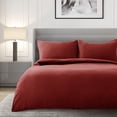 thumbnail image 2 of Deconovo Microfiber Bedding Sheet Set, Brushed Soft Bed Sheets for Home, Queen, Burgundy, 4 Piece, 2 of 8