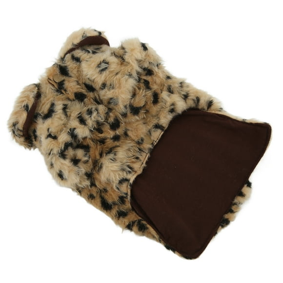 Pet Winter Cloak, Comfortable Cute Pet Leopard Print Cloak For Winter For Autumn S,M,L,XL