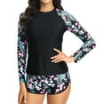 thumbnail image 1 of WILLBEST Trajes de Baño Mujer Natación Traje de Baño de Verano de 2 Piezas Con Estampado Floral Para Surf y Pantalones Cortos Trajes de Baño de Playa Trajes de Bikini Sexys, 1 of 7