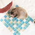 thumbnail image 6 of Chinchilla Habitat House Summer Squirrel Cooling Pad Hammock Platform Hamster Cooling Mat M, 6 of 8