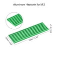 thumbnail image 2 of Aluminum Heatsink Kit 70 x 22 x 3mm Green with Silicone Thermal Pads for M.2, for 2280 SSD, 2 of 4