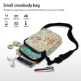 thumbnail image 7 of HELLHERO Elegant Rustic Style Polyester Adjustable Shoulder Strap Crossbody Bag 2 Layers Outdoor Travel Lightweight, 7 of 7