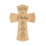 LifeSong Milestones 8x11.25in Black Wall Cross_Chloe 1st Holy Communion