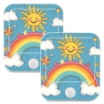 thumbnail image 7 of Yayeee LED Night Lights with Motion Detectors Auto Dusk to Dawn Light Sensors, 2 Pack, Rainbow with Stars, 7 of 7