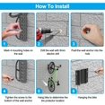thumbnail image 5 of Paquete de 2 portabicicletas para garaje con bandeja para neumáticos, colgador de bicicleta de montaje en pared para almacenamiento, gancho vertical para bicicleta para cobertizo interior, bicicl, 5 of 5