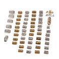 thumbnail image 4 of Anneaux de Perles de Dreadlocks de Cheveux, Dreadlocks de Cheveux Rétro Anneau Forme Multiple 119pcs pour Barbe, 4 of 8