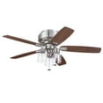 thumbnail image 2 of Prominence Home Magonia 52 Inch Ceiling Fan with Pull Chain, Flush Mount, Nickel, 2 of 8