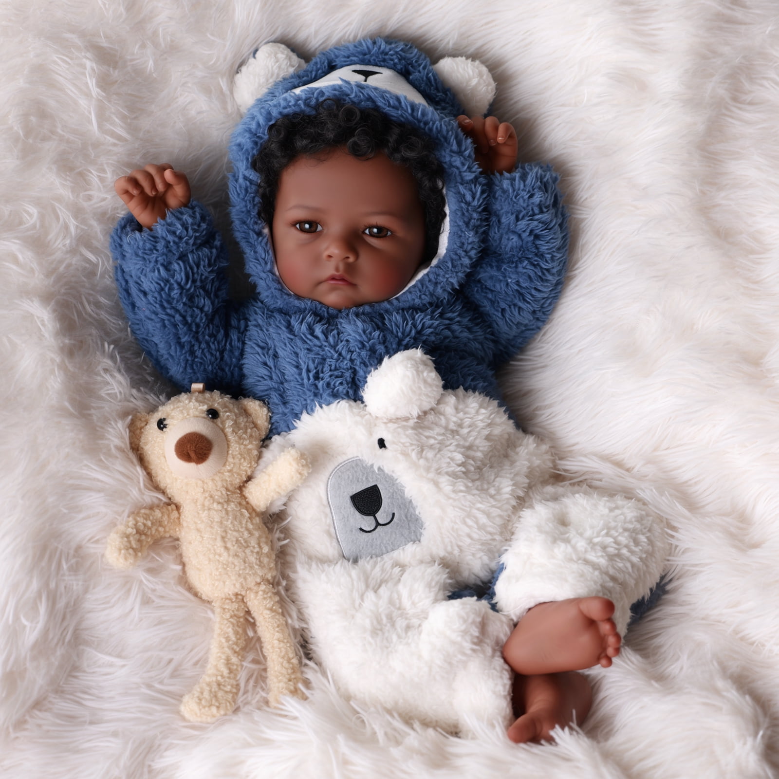 RSG 17-inch Lifelike Reborn Baby Dolls - Adorable Playful Real Life - Real Baby Feeling Baby Dolls with Gift Box for Kids Age 3 +