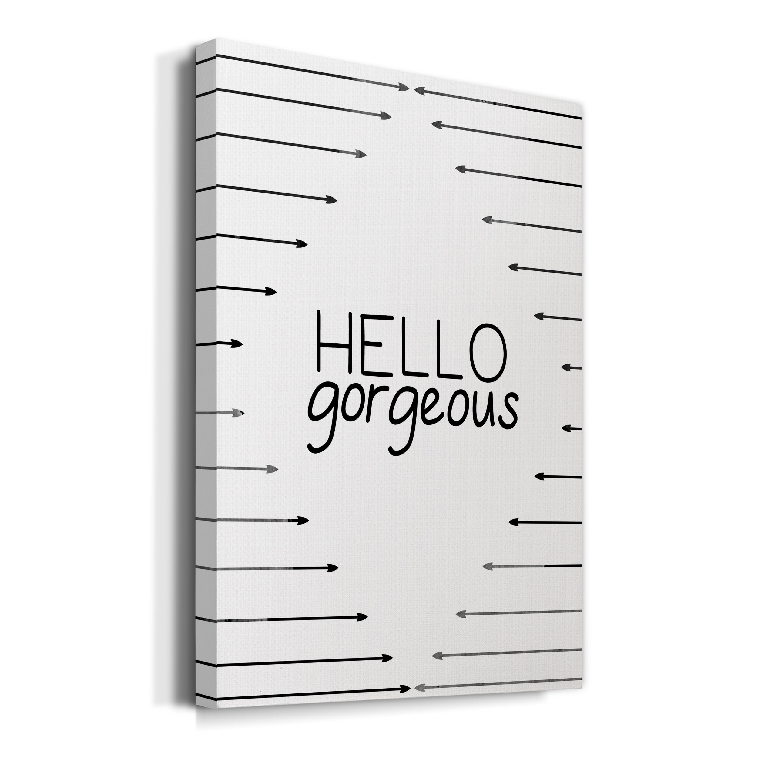 Hello Gorgeous Premium Gallery Wrapped Canvas - Ready to Hang - 8 x 12