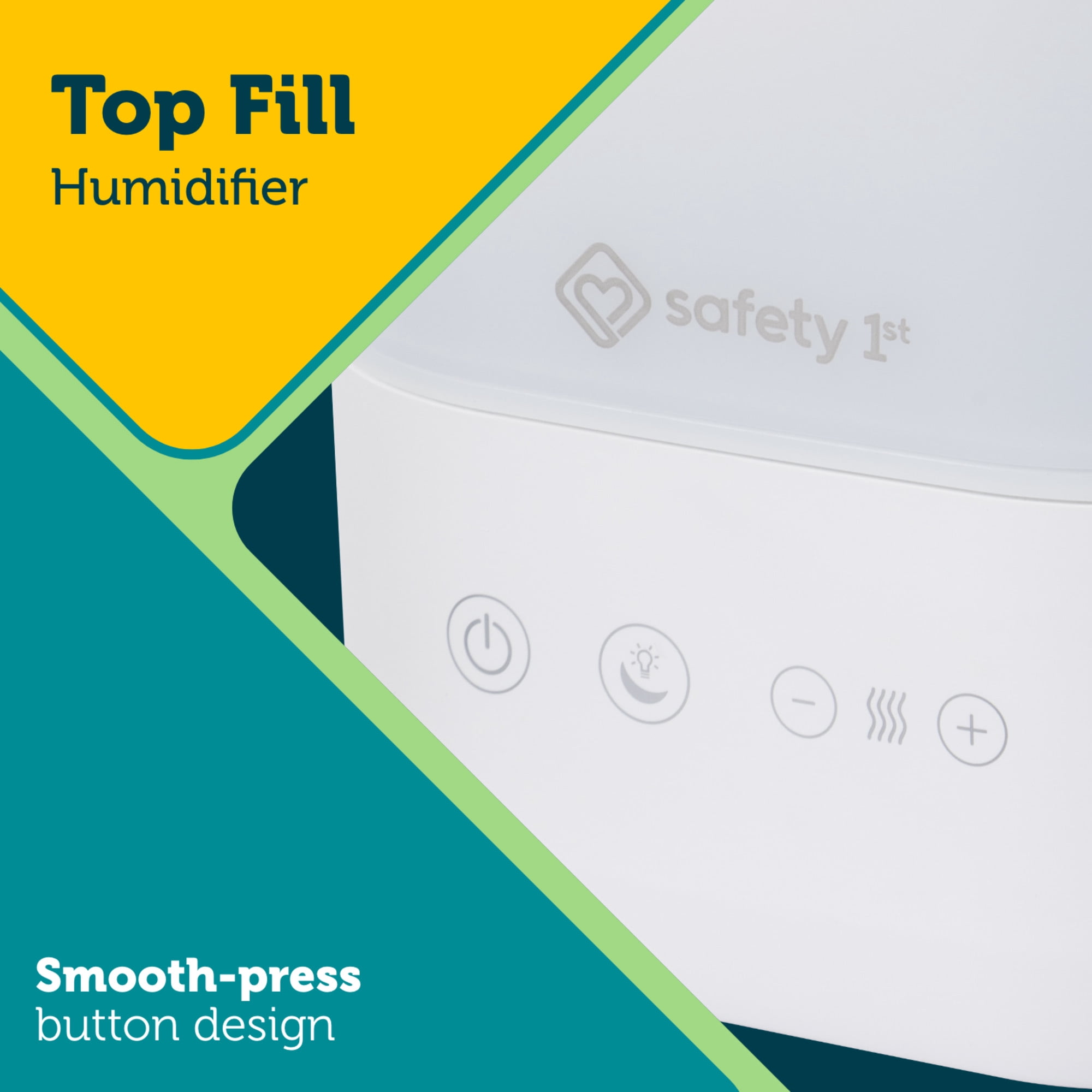 Safety 1st Comforting Cool Mist Top-Fill Humidifier, White