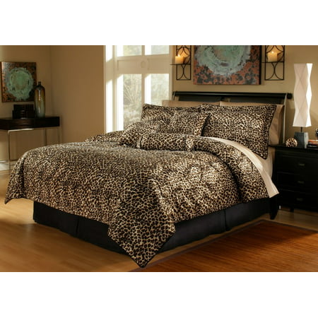 7 Piece Leopard Animal Kingdom Bedding Comforter (Best Bedding For Leopard Gecko)