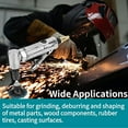 thumbnail image 2 of Air Grinder Die Grinder Air Angle Grinder with 2inch Grinding Disc MBSP, Industrial Grade 90 Degrees Bending Pneumatic Die Grinder for Sanding and Deburring, 2 of 9