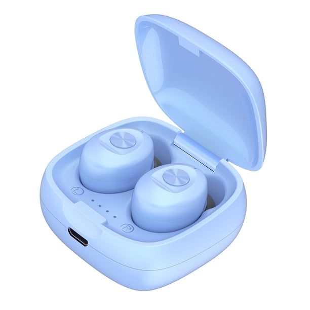 Auricular Running Fitness Auriculares intrauditivos inalámbricos verdaderos Auriculares 5.0 compatibles con Bluetooth recargables, Azul Eigraketly EL000341-02B