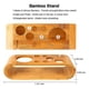 thumbnail image 5 of Juego de herramientas de barra de 10 piezas con soporte de bambú - Juego de coctelera Martini, 5 of 5