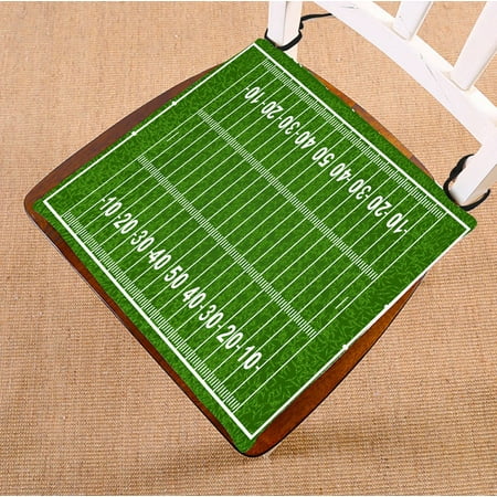 

ECZJNT American Football Field seat pad chair pads seat cushion 18x18 Inch