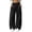 Black, variant on Womens Cargo Pants Women Tall Straight Cigarette Low 7/12th - Raw Hem Office Wine S
