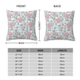 thumbnail image 2 of Pofeuu Cute Rabbit And Heart Print Double-sided plush pillowcase Square Throw Pillow Covers Pillows Cover for Living Room Bedroom Sofa Couch Cushion Cover（No pillow core）-16"x16", 2 of 7