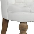 thumbnail image 2 of Zentique CF003 E272 IW90 Amelie Slipper Chair- White Linen - 26 x 27 x 25 in., 2 of 2