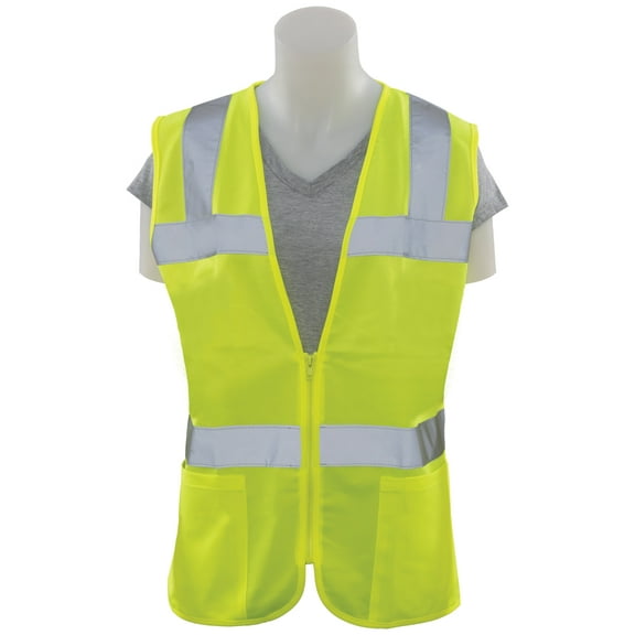 S720 Women's Fitted ANSI Class 2 Vest in Hi Viz Lime, 3X