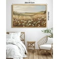 thumbnail image 5 of Drsoum Vintage Rural wildflowers Wall Art 24x36in Natural Framed Retro Rustic Landscape Wall Decor Farmhouse Kitchen Decor, 5 of 6