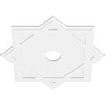 thumbnail image 2 of 36"OD x 5"ID x 20"C x 1"P Axel Architectural Grade PVC Contemporary Ceiling Medallion, 2 of 11
