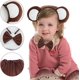 thumbnail image 3 of 4 Piezas Disfraz de Animal Conjunto de Disfraz de Cola Pajarita Diadema Conjunto de Falda tutú para Adultos Niños Vestir Escenario de Halloween Actuación Carnaval Fiesta de Cosplay, 3 of 5