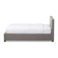 thumbnail image 4 of Baxton Studio Brandy Modern and Contemporary Grey Fabric Upholstered Platform Bed with Storage Drawer, Multiple Sizes, 4 of 10
