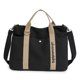 thumbnail image 5 of Bolso de hombro informal de moda con letras, bolso de mano sencillo de gran capacidad con combinación artística para mujer, 5 of 6