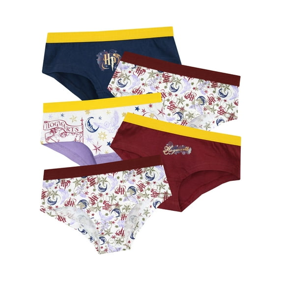 Harry Potter Girls Underwear 5 Pack Sises 5-12