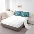 thumbnail image 3 of Erosebridal Boho Aztec Bedding Sets King Size, Retro Geometry Comforter Sets with Sheets, Tribal Hippie Style Decor, 7pcs, 3 of 5