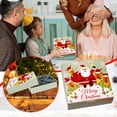 thumbnail image 2 of Santa Claus Gift Box Cookies, Baking Packaging Box Candy Paper Box For Christmas Decoration Baking Pans Set for Oven, 2 of 5