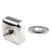 Toyandona Wall-Mounted Clothesline Stainless Steel Retractable Outdoor Drying Rope Silver