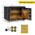 thumbnail image 3 of Caja Fuerte en Acero Costway Electrónica 40 x 30 x 31 cm Negro, 3 of 10