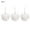 1A 1, variant on 1 Box Christmas Ornaments Eye-catching Unique Shape Styrofoam Lanyard Type Christmas Balls for Home