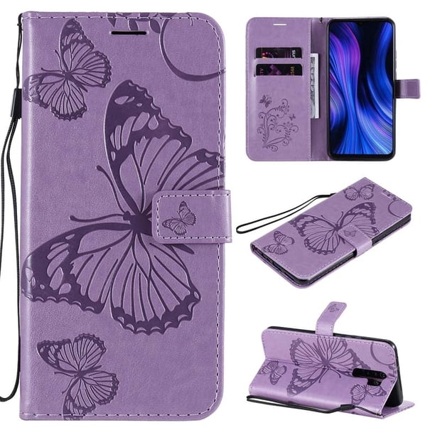 Funda tipo billetera para Xiaomi Redmi Note 9 9s 10 10s Pro Max 10T 9A 9C 4G 5G Flip PU Funda de cuero con bolsillo para tarjetas Capa Coque Tan Jianjun unisex