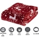 thumbnail image 4 of Sofa Vama Ropa de Cama Manta navideña con diseño de reno y muñeco de nieve, suave, transpirable, cálida y cómoda, ideal para sofá o dormitorio. for Navideño, 4 of 4