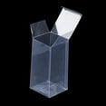 thumbnail image 3 of 50pcs Rectangle Transparent Plastic PVC box Gift Packaging Waterproof Folding box for Toys & Molds Clear box: 6x6x12.1cm, 3 of 3