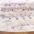 thumbnail image 3 of Safavieh Baldwin Collection Vintage Area Rug-Color:Cream/Fuchsia,Shape:Round,Size:6'-7" X 6'-7", 3 of 6