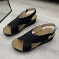 thumbnail image 1 of Moda mujer tobillo correa verano Slide sandalias plataformas Casual cuñas Shose Wmkox8yii sa1095, 1 of 6