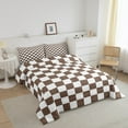 thumbnail image 3 of Erosebridal Geometric Buffalo Comforter Sets,Checkered Grid Comforters & Duvets,Plaid Room Decorative,Breathable,2pcs, 3 of 8