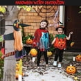 thumbnail image 1 of Decoración de Halloween que choca a la bruja contra el árbol, accesorio de bruja aterrador que cuelga la decoración de Halloween para la puerta, porche, poste, adornos de jardín, patio, árbol al aire libre, troncos de Halloween, pilares, accesorios lindos LingWen 8390612395239, 1 of 1
